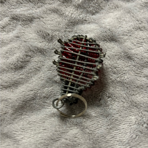 Beaded Ladybug Keychain - Picture 4 of 4